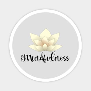 Mindfulness_dark lettering Magnet